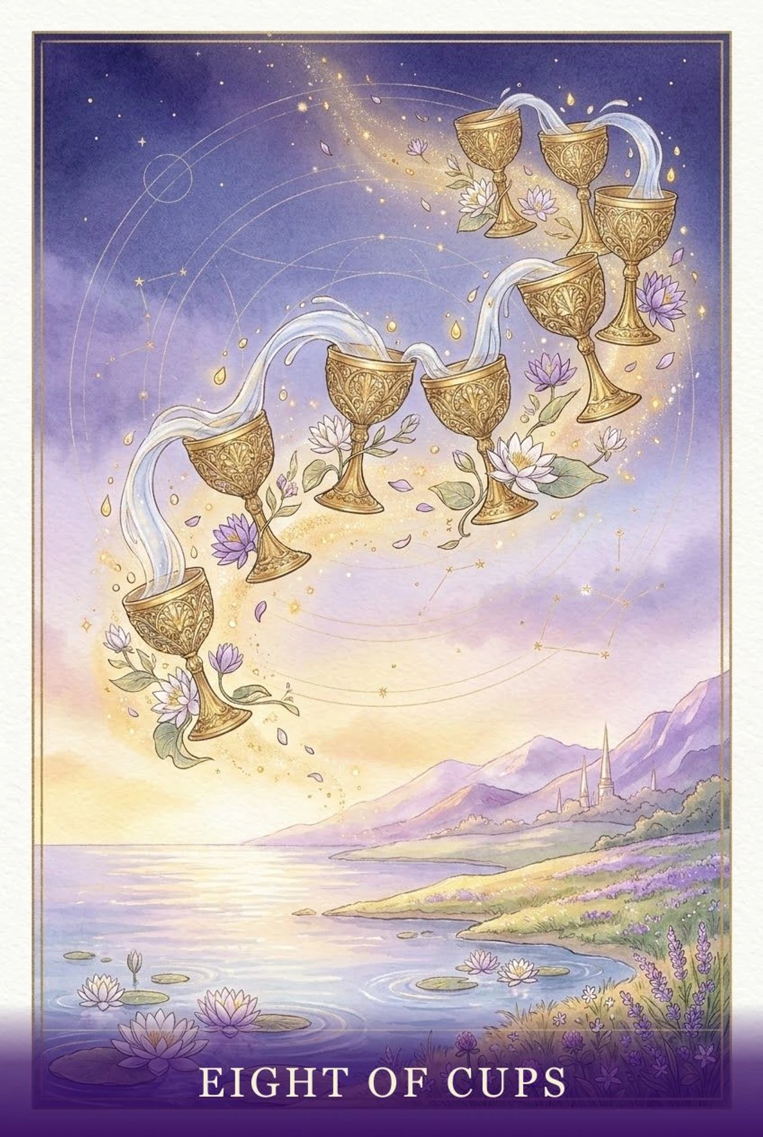 Eight of Cups tarot card