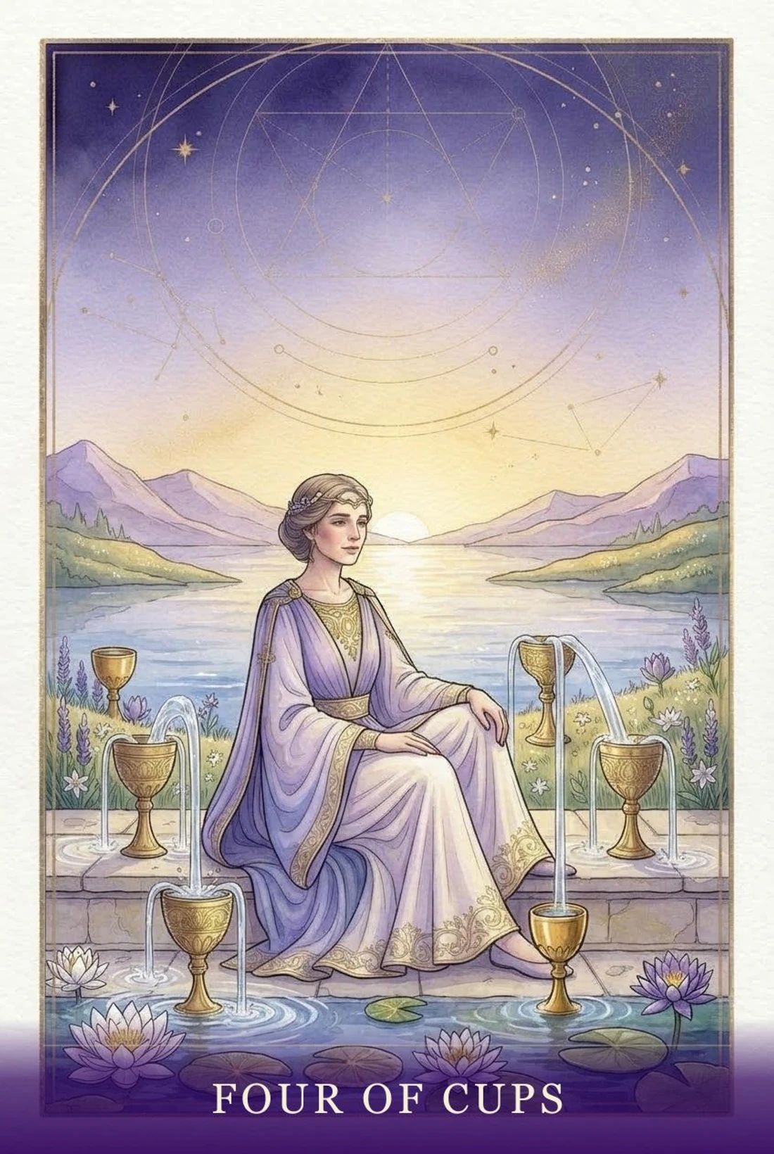 Four of Cups tarot card