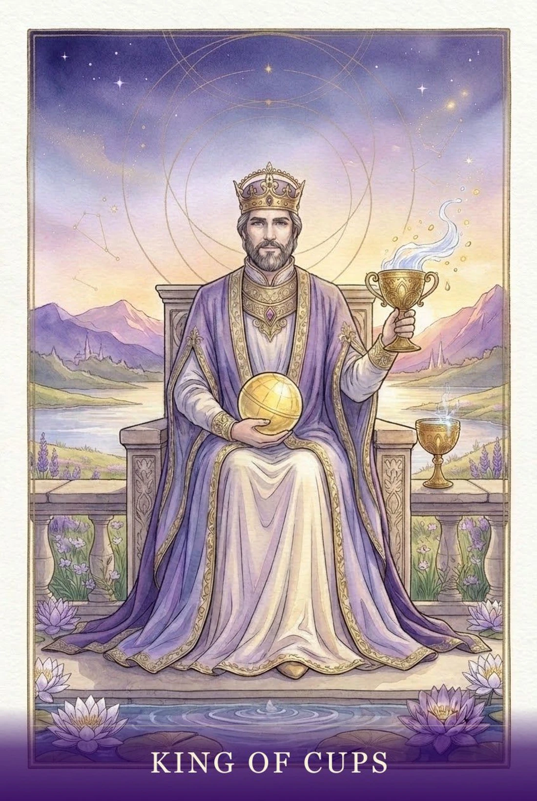 King of Cups tarot card