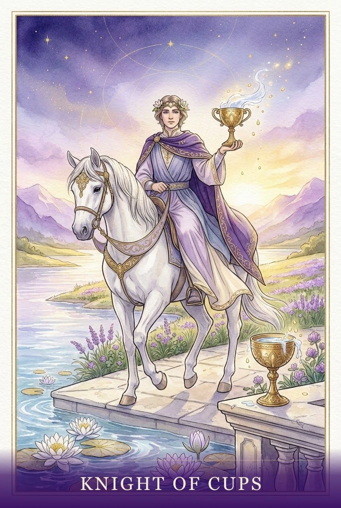 Knight of Cups tarot card