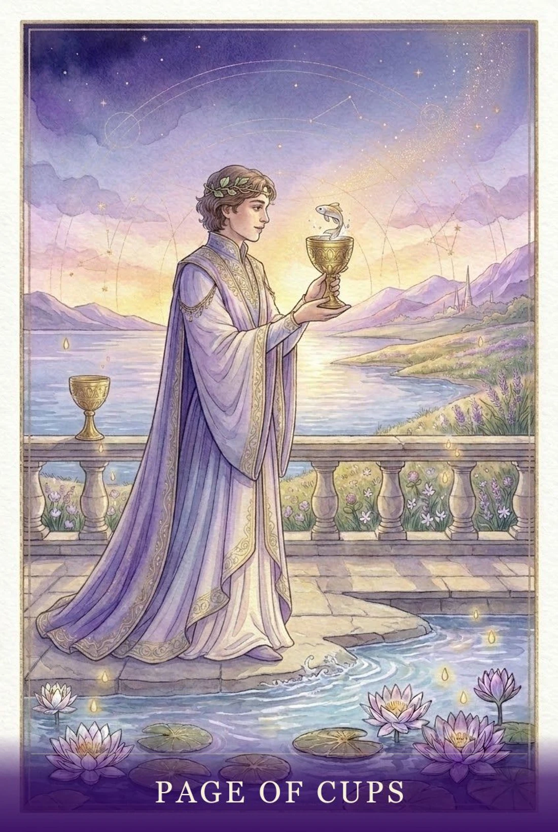 Page of Cups tarot card