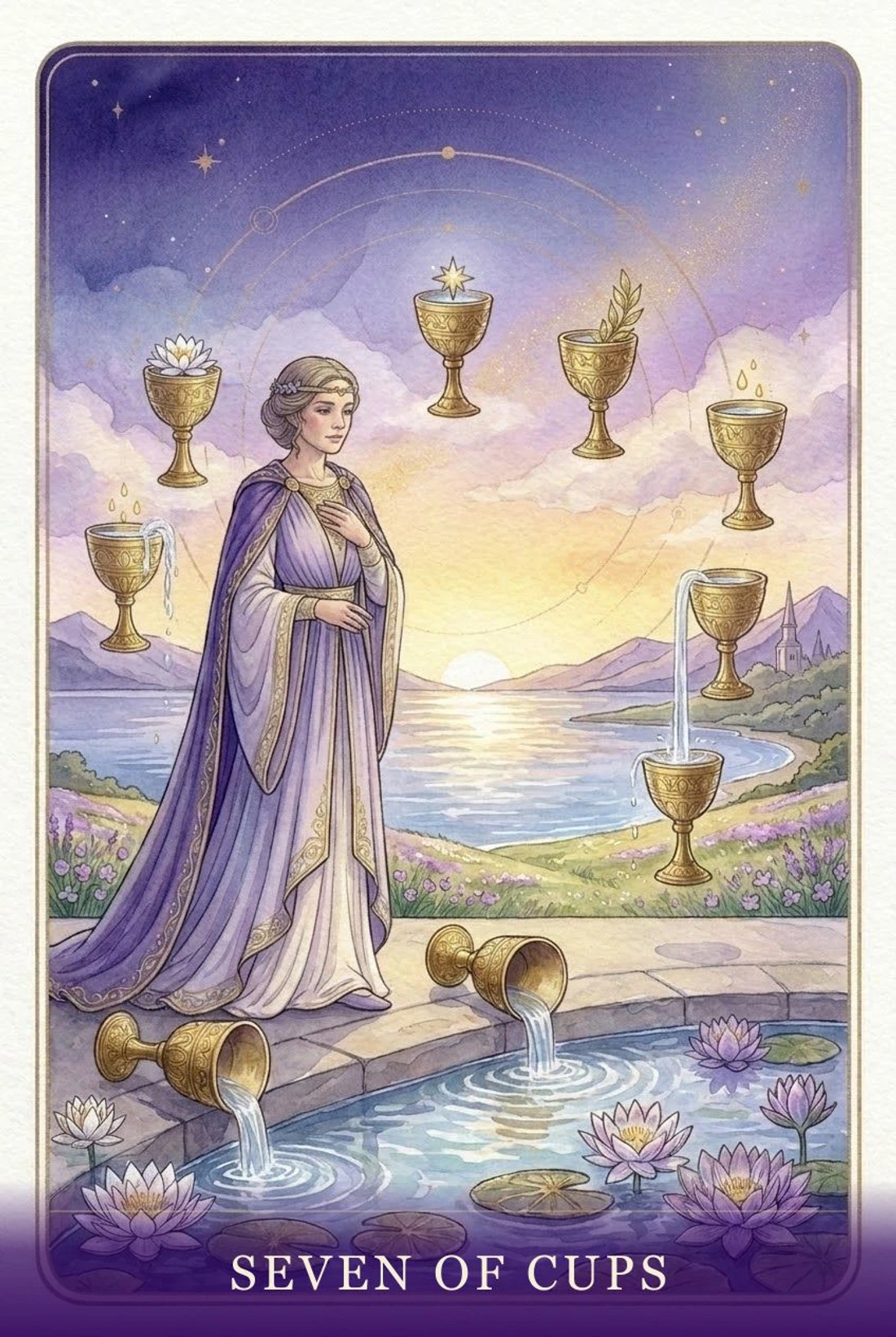 Seven of Cups tarot card