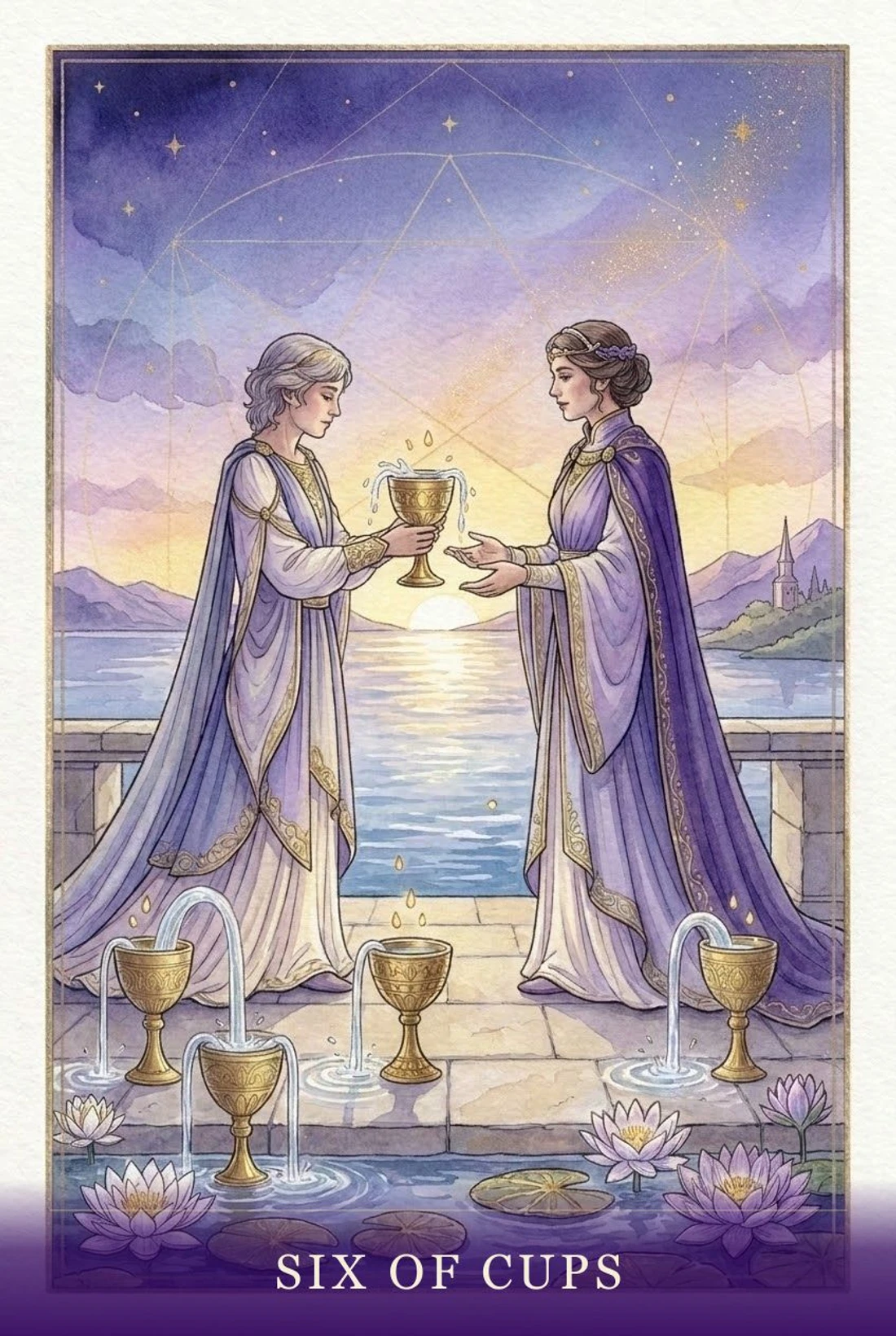 Six of Cups tarot card