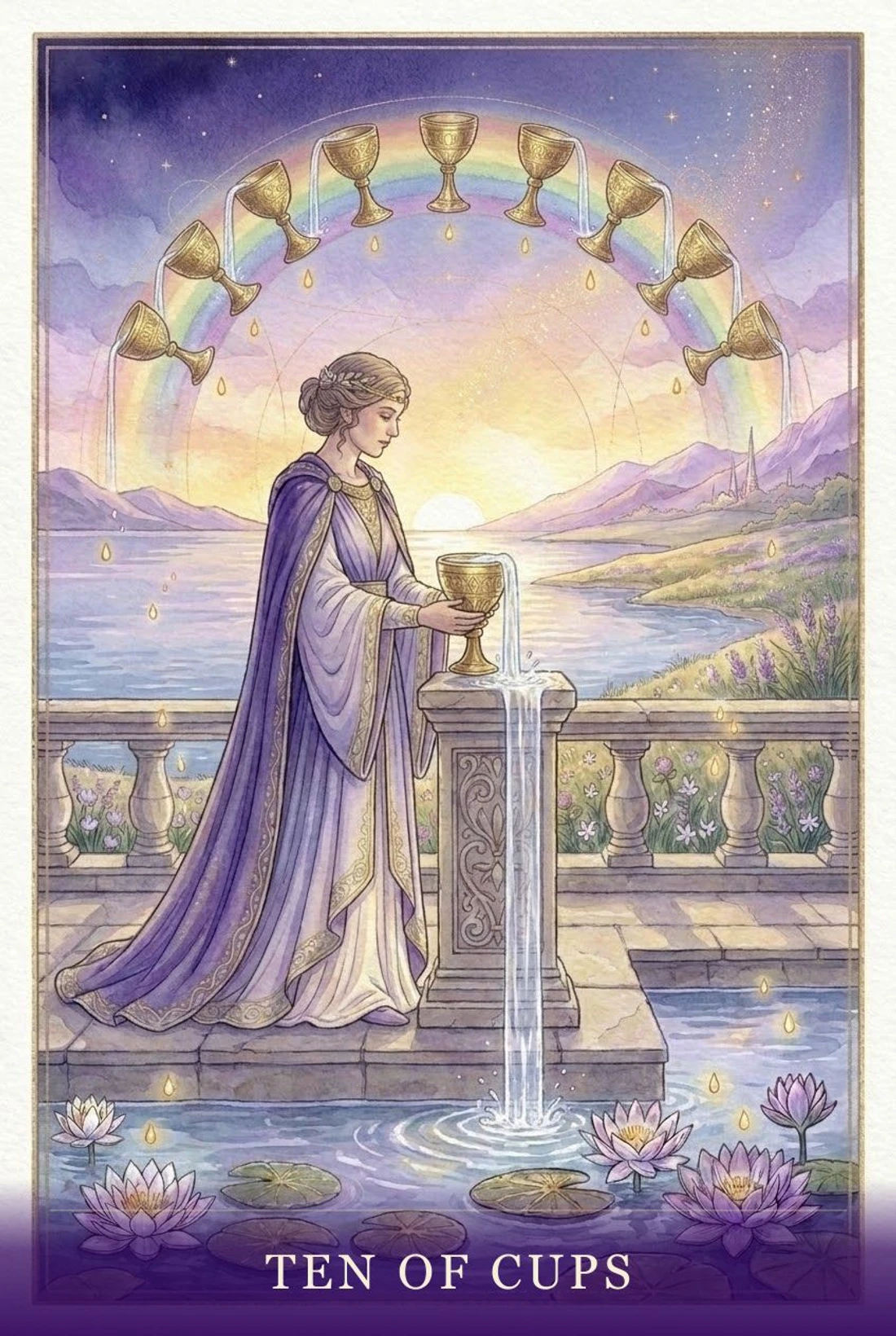 Ten of Cups tarot card
