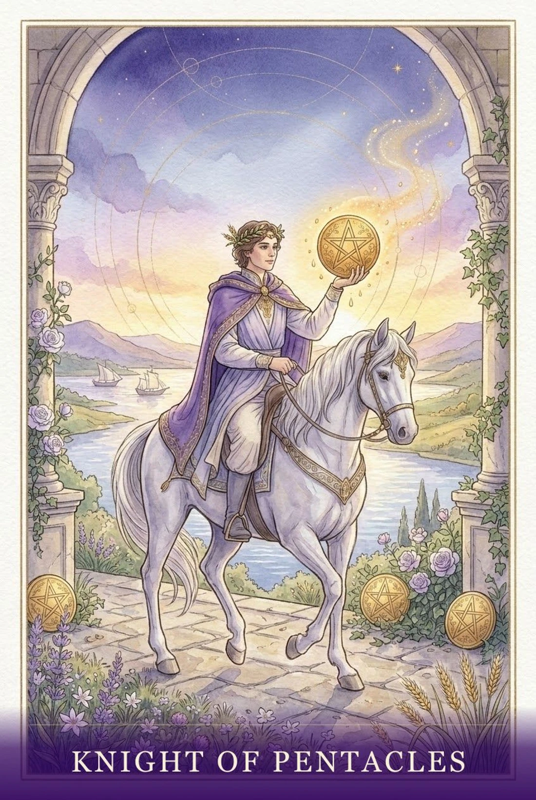Knight of Pentacles tarot card