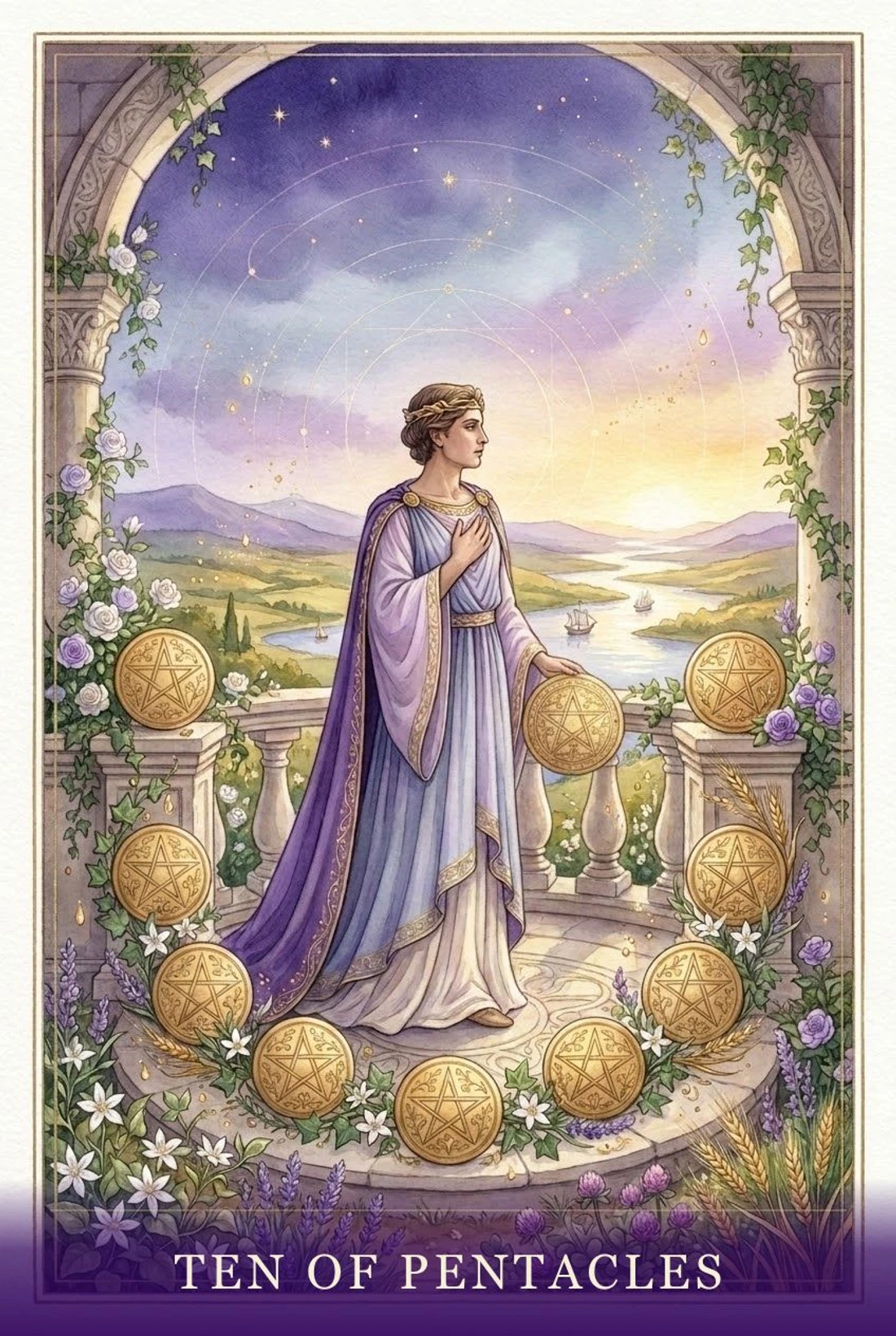Ten of Pentacles tarot card