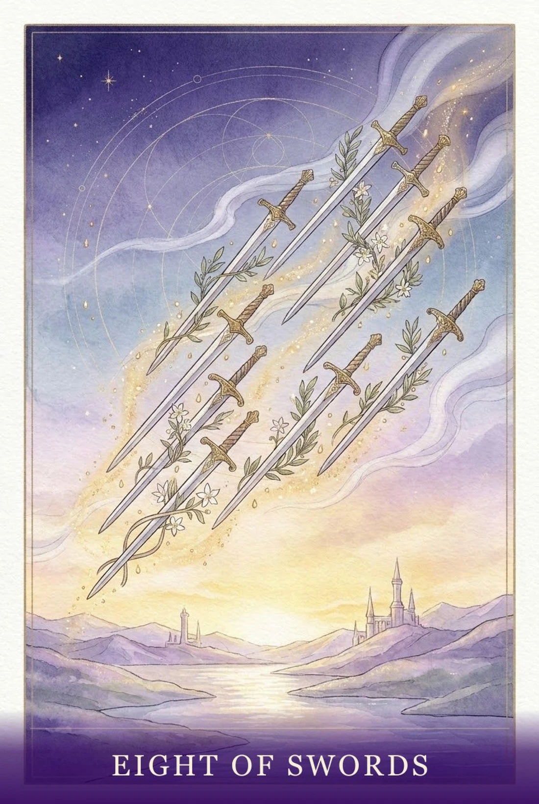 Eight of Swords tarot card