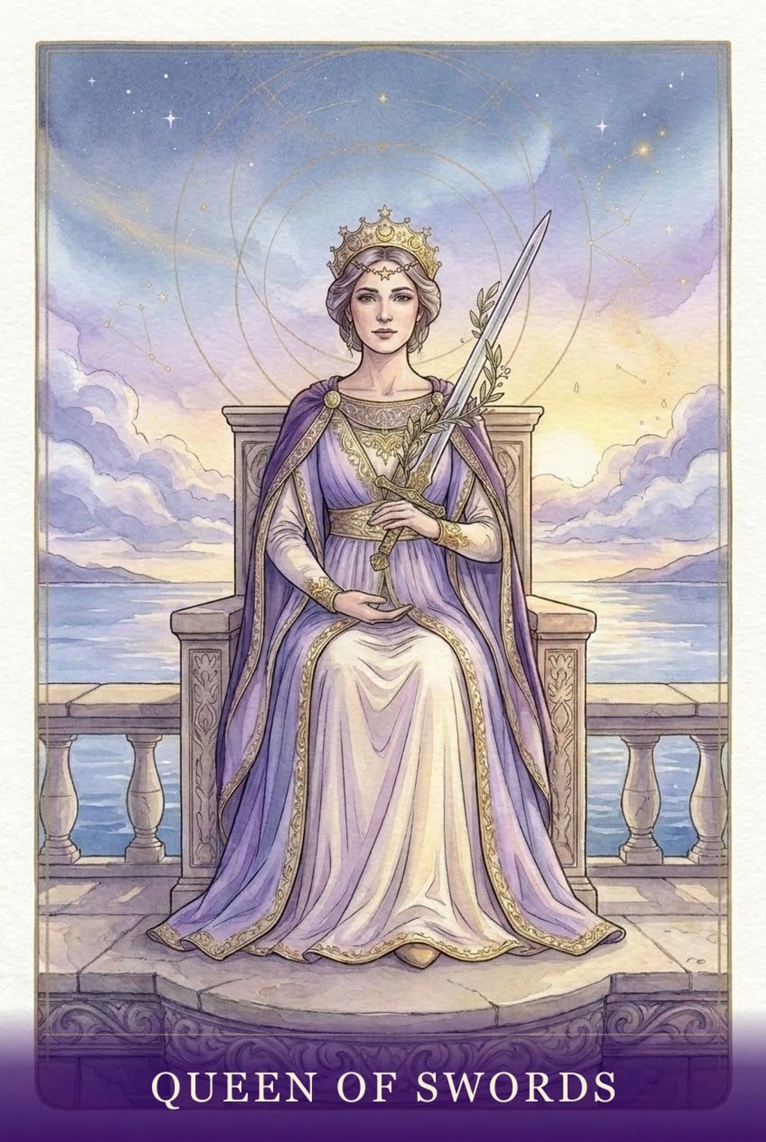 Queen of Swords tarot card