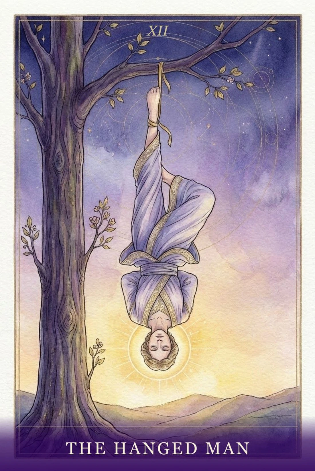 The Hanged Man tarot card