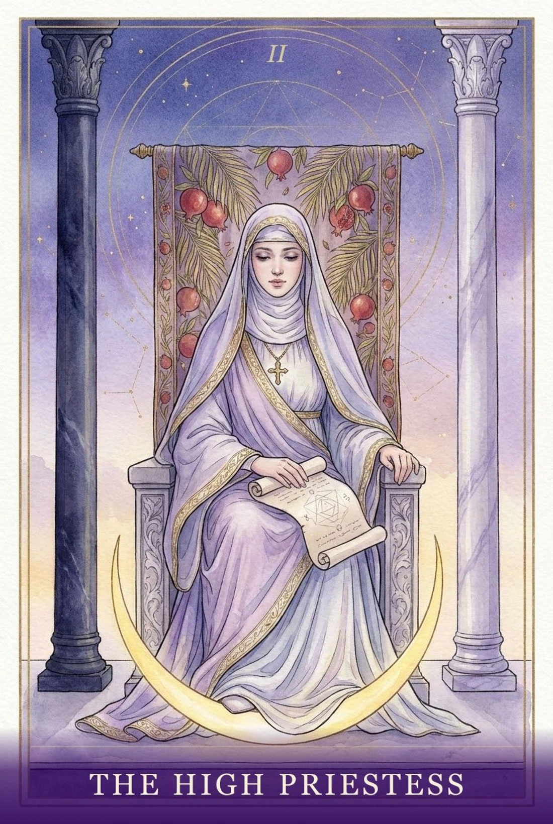 The High Priestess tarot card