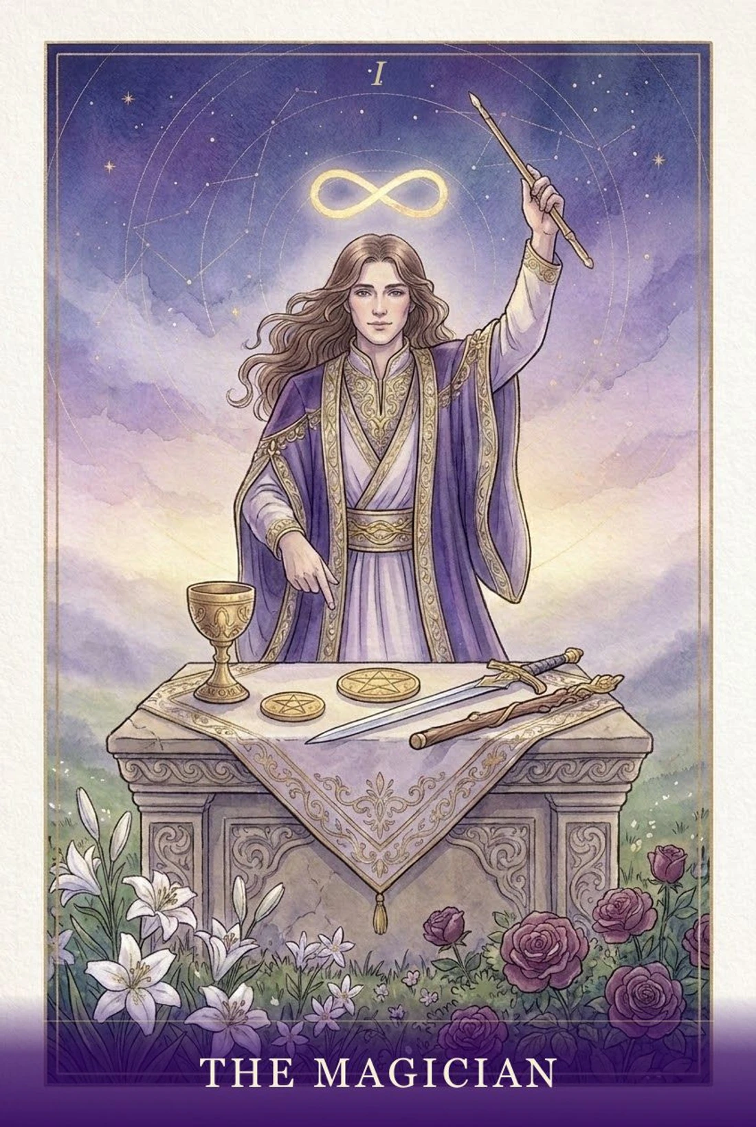The Magician tarot card