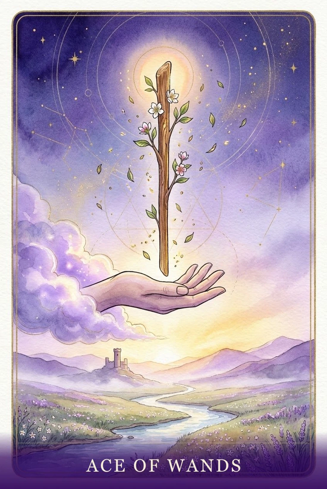 Ace of Wands tarot card