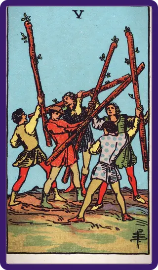 Five of Wands
