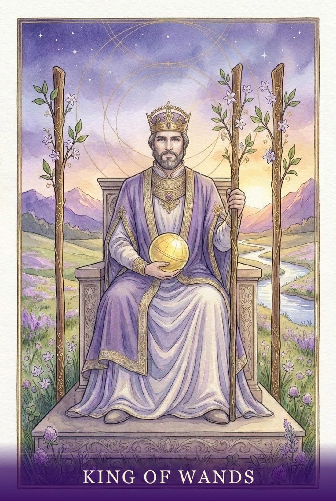 King of Wands tarot card
