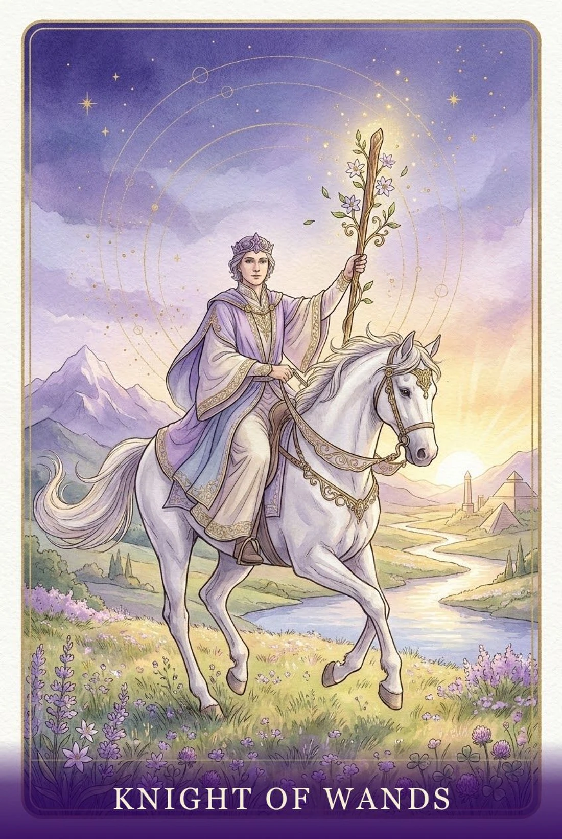 Knight of Wands tarot card