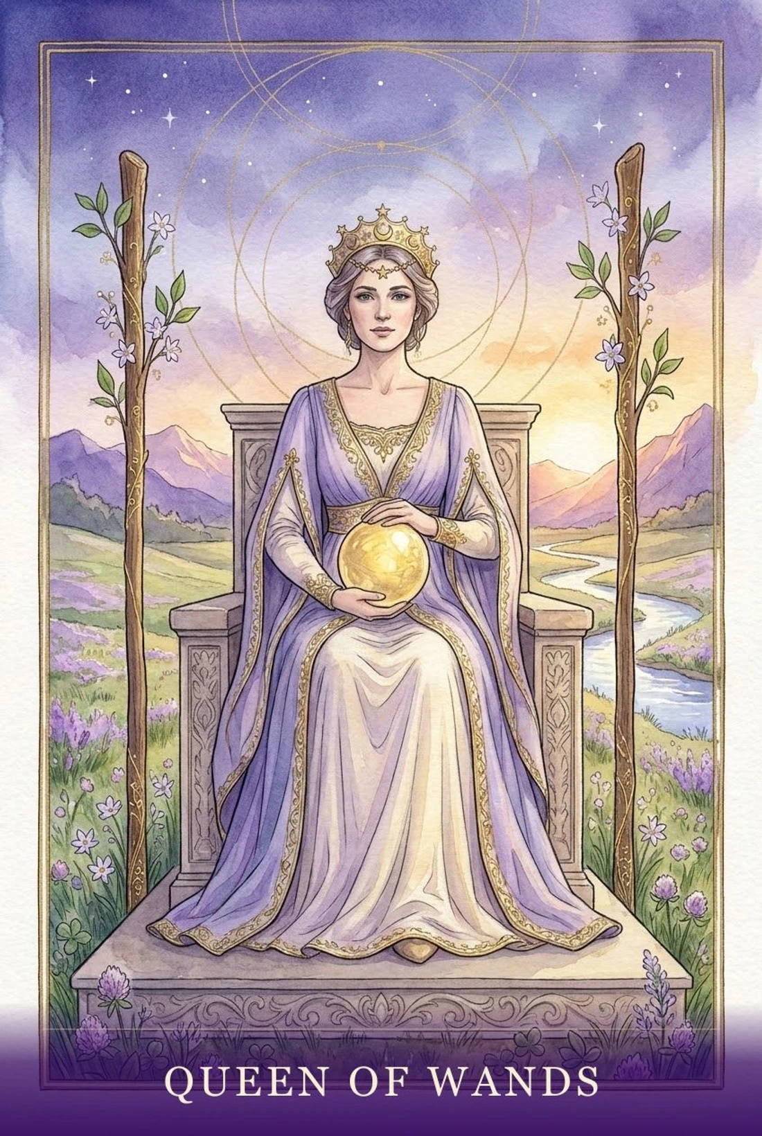 Queen of Wands tarot card