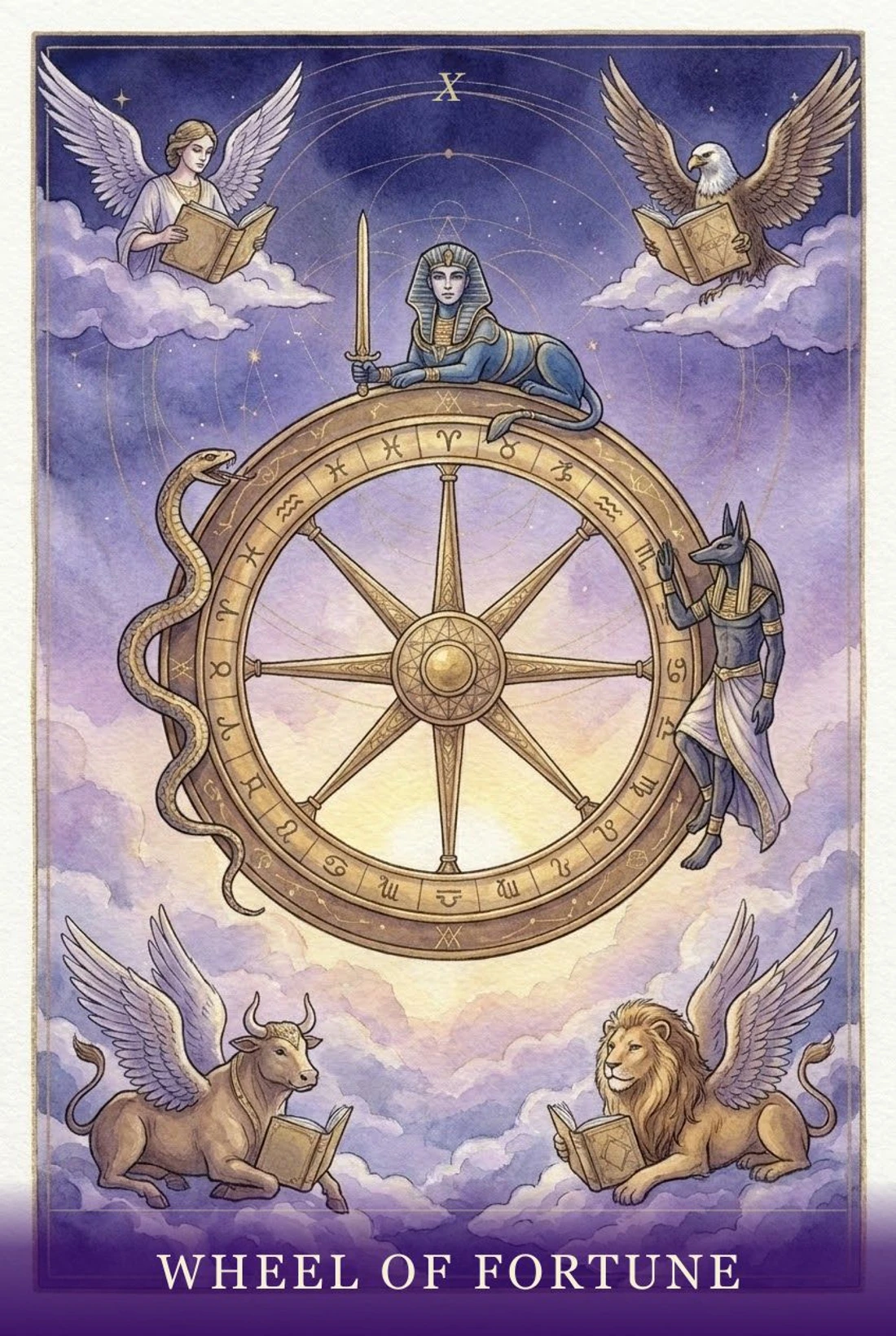 Wheel of Fortune tarot card